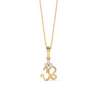 Trpti Om Diamond Pendant